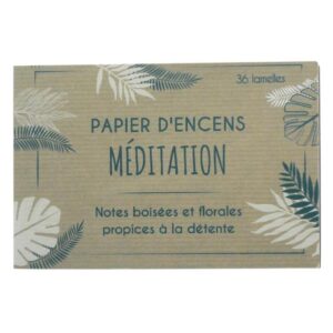 Papier d'Encens Méditation