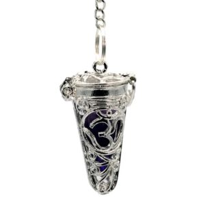 Pendule OM avec pierres 7 chakras