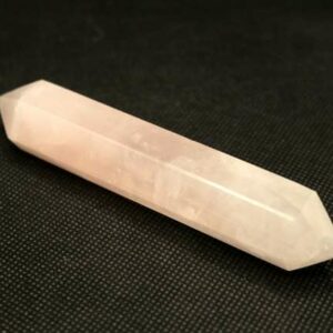 Pointe Biterminée Quartz Rose – Image 2