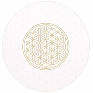 Sous Verres Fleur de Vie Blanc – Image 2