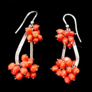 Boucles d'Oreilles Corail