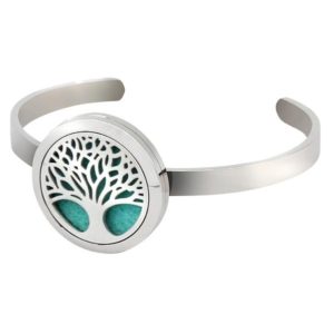 Bracelet Diffuseur Arbre de Vie Argenté