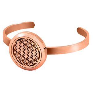 Bracelet Diffuseur Fleur de Vie Cuivré