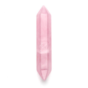 Pointe Biterminée Quartz Rose