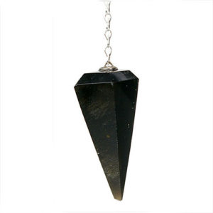Pendule Facetté Tourmaline Noire