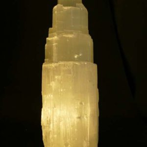 Lampe en Sélénite