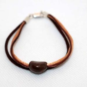 Bracelet Satin Brun - Rouge de Porto