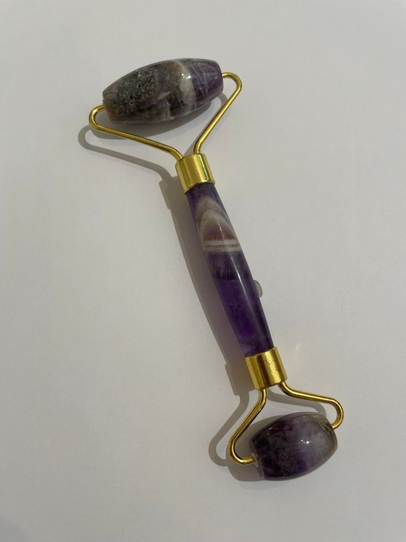 Rouleau de Massage Double Améthyste