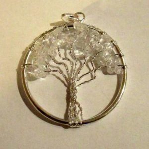 Pendentif Arbre de Vie Cristal de Roche