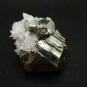Pyrite et Cristal de Roche