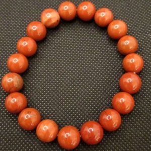 Bracelet Jaspe Rouge 10 mm