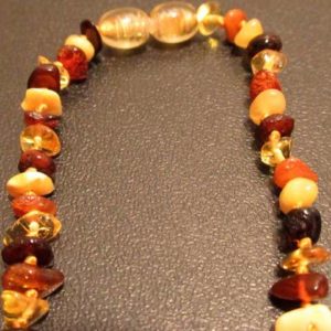 Collier Bébé Ambre Chips et Roulé – Image 3