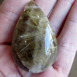 Quartz Rutile Or Ovale