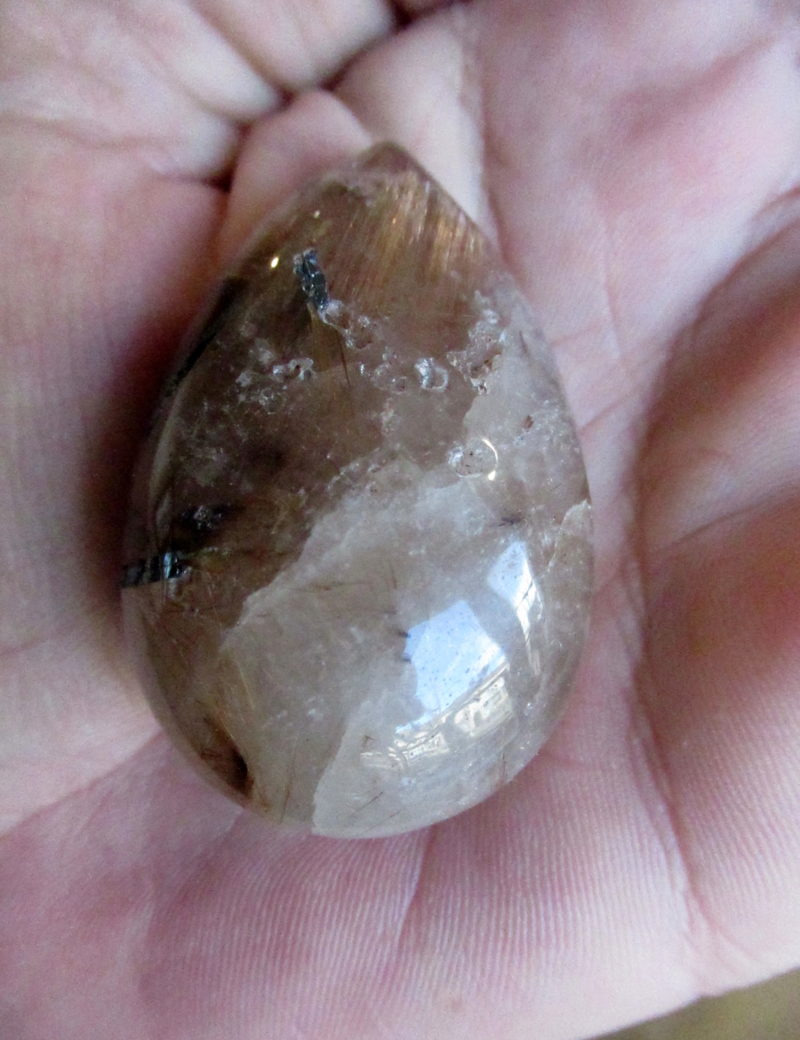 Quartz Rutile Brun Ovale – Image 7