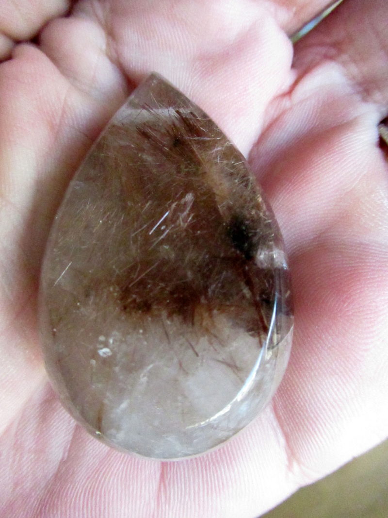 Quartz Rutile Brun Ovale – Image 8