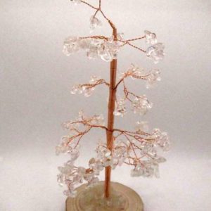 Arbre de Vie Cristal de Roche et Cuivre