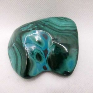 Forme libre Chrysocolle et Malachite