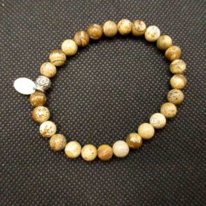 Bracelet Jaspe Paysage 6 mm