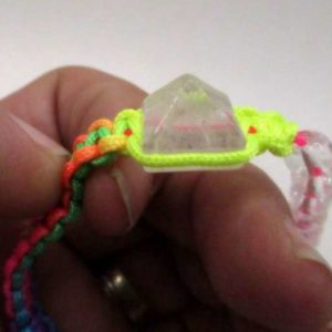 Bracelet Pyramide Cristal de Roche – Image 2