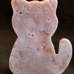 Chat en Améthyste Rose