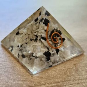 Mini Pyramide Orgone Pierre de Lune