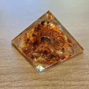 Mini Pyramide Orgone Cornaline
