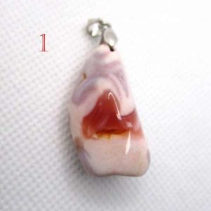 Pendentif Agate Botswana Rose – Image 2