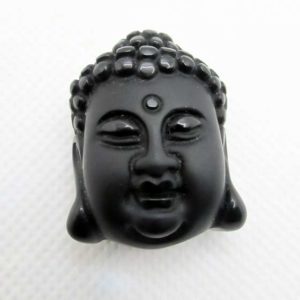 Pendentif Bouddha Onyx Noir – Image 2