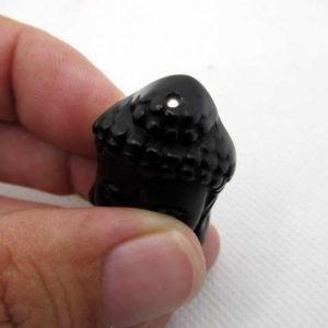 Pendentif Bouddha Onyx Noir – Image 3