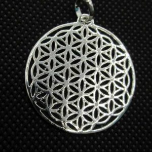 Pendentif Argenté Fleur de Vie