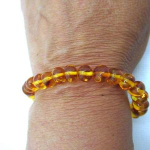 Bracelet Adulte Ambre (foncé)