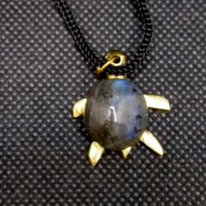 Pendentif Tortue Labradorite