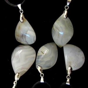 Pendentif Agate Rubanée