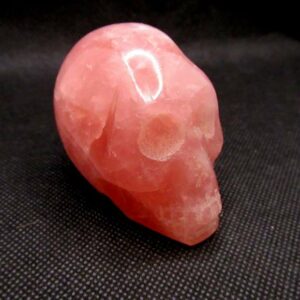 Crâne Quartz Rose