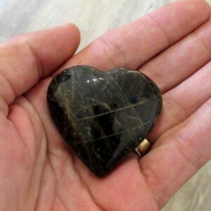 Coeur Pierre de Lune Noire – Image 2