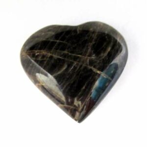 Coeur Pierre de Lune Noire