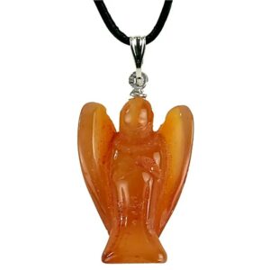 Pendentif Ange Cornaline