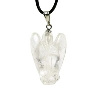 Pendentif Ange en Cristal de Roche