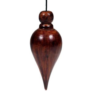 Pendule goutte d'eau en bois