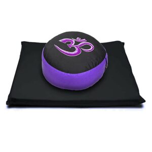 Set Méditation OM Violet et Noir