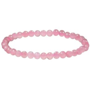 Bracelet Quartz Rose 4 mm