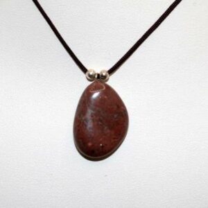 Collier Fil Polyester Rouge de Porto