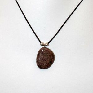 Collier Fil Polyester Rouge de Porto