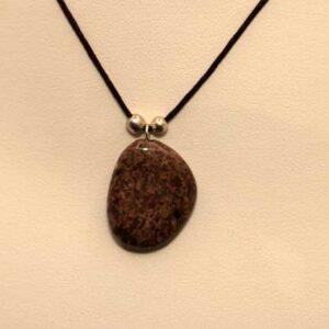 Collier Fil Polyester Rouge de Porto – Image 2