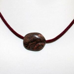 Collier Satin Bordeaux Rouge de Porto