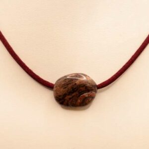 Collier Satin Bordeaux Rouge de Porto – Image 2