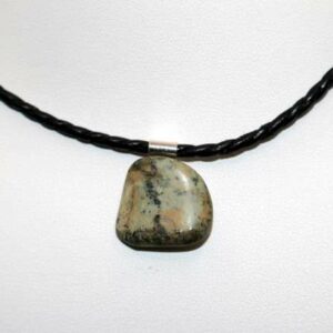 Collier Cuir Vert d'Orezza – Image 2