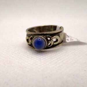 Bague Agate Bleue