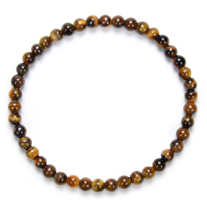 Bracelet Oeil de Tigre extra  4 mm