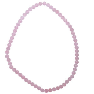 Bracelet Facetté Opale Rose  3 mm